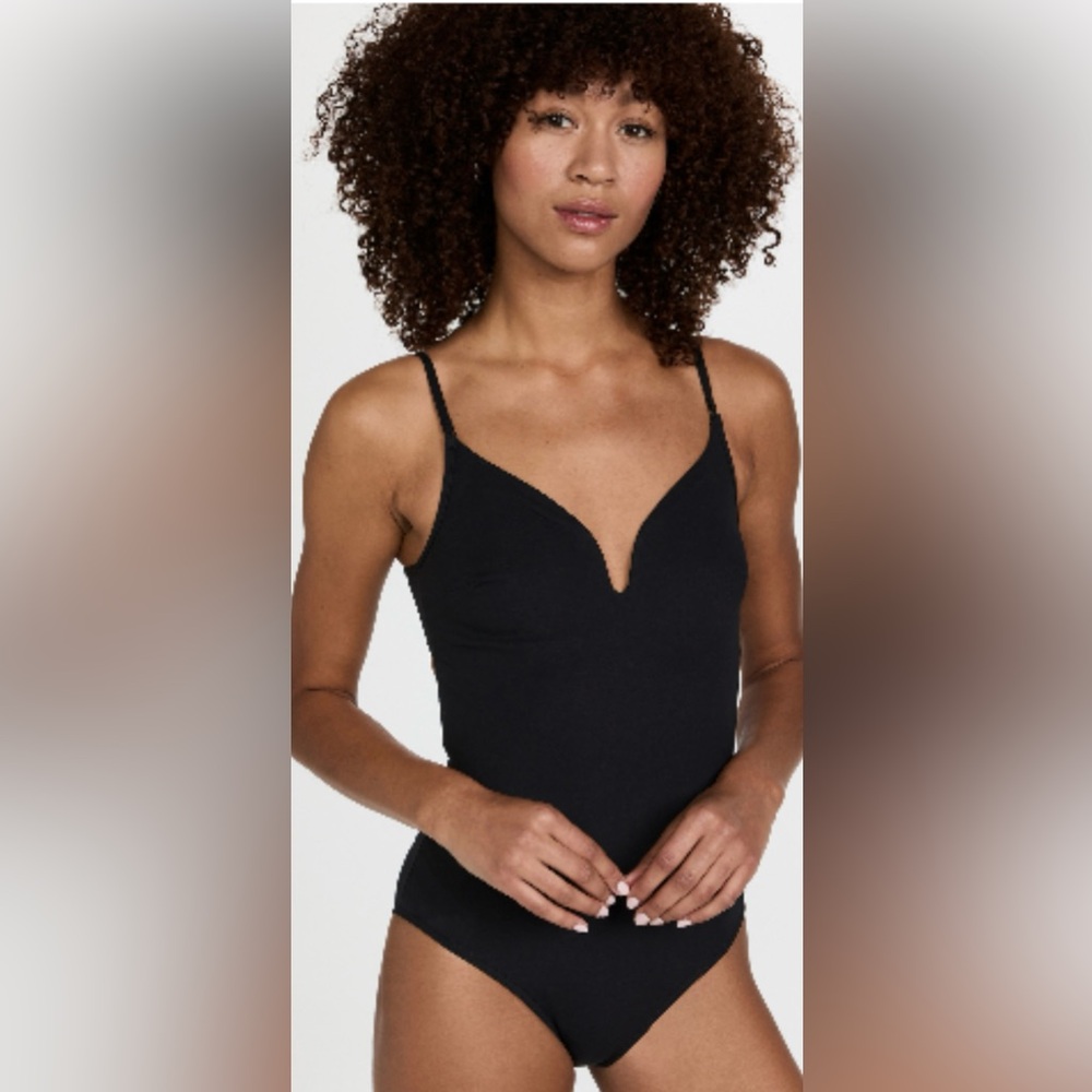 Zimmermann Black Separates Sculpt Plunge One Piece Size 4